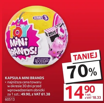 Kapsuła Mini Brands promocja w Selgros