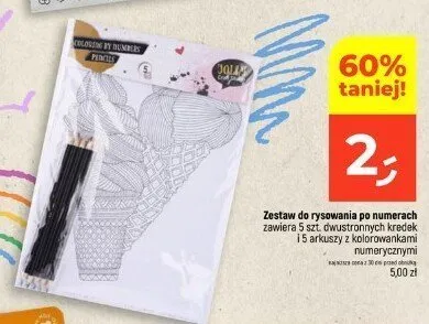 Zestaw do rysowania po numerach Jolly Craft Studio promocja w Dealz