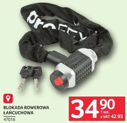 Blokada rowerowa łańcuchowa promocja w Selgros