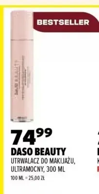Utrwalacz do makijażu ultramocny Daso Beauty promocja w Drogerie Natura