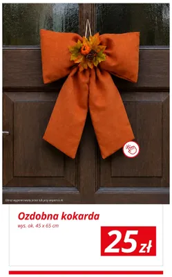 Ozdobna kokarda wys. ok. 45x65 cm promocja w KiK