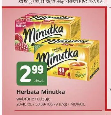 Herbata Minutka promocja w Marketvita