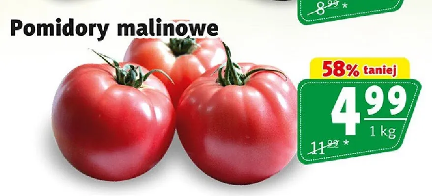 Pomidory malinowe promocja w Prim Market