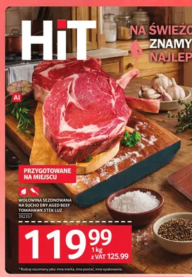 Wołowina sezonowana na sucho Dry Aged Beef Tomahawk stek luz promocja w Selgros