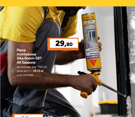Piana montażowa Sika Boom-587 All Seasons na pistolet promocja w Bricoman