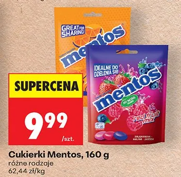 Cukierki różne rodzaje promocja w Biedronka