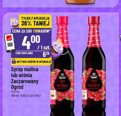 Syrop wiśnia Zaczarowany Ogród promocja w POLOmarket