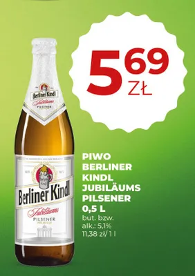 Piwo Berliner Kindl Jubiläums Pilsener promocja w Duży Ben