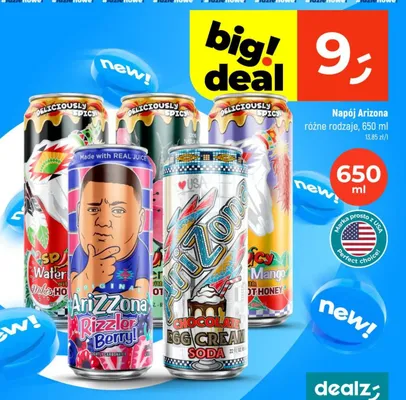Napój różne rodzaje promocja w Dealz