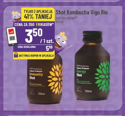 Shot Kombucha Vigo Bio Immunity promocja w POLOmarket
