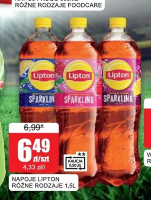 Herbata mrożona Lipton Sparkling Lemon promocja w Bingo