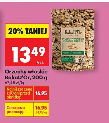 Orzechy włoskie promocja w Biedronka