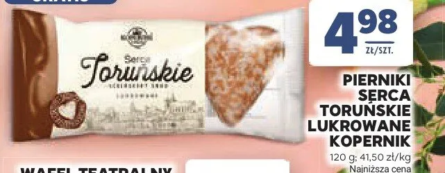 Pierniki Serca Toruńskie lukrowane Kopernik promocja w Stokrotka