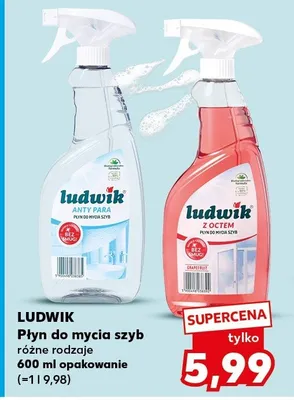Płyn do mycia szyb różne rodzaje Ludwik promocja w Kaufland