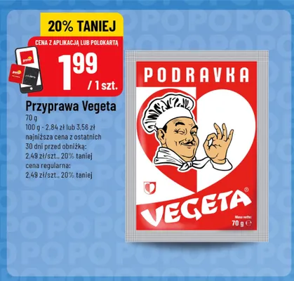 Przyprawa Vegeta Podravka promocja w POLOmarket