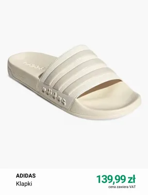 Klapki Adidas promocja w Deichmann