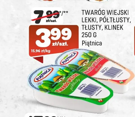 Twaróg wiejski lekki klinek Piątnica promocja w Społem Praga