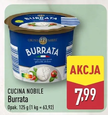 Burrata promocja w Aldi