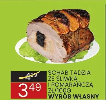 Schab tadzia tadzik, z pomarańczą promocja w Wafelek