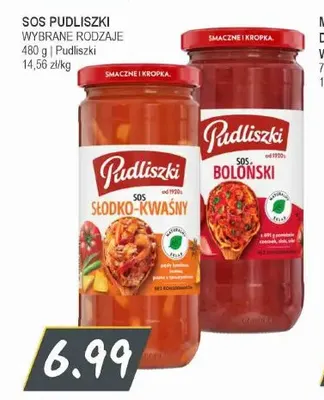 Sos boloński Pudliszki promocja w Słoneczko