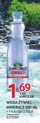 Woda mineralna Żywiec Zdrój Minerals+ promocja w Selgros