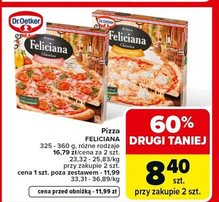 Pizza Feliciana Dr.Oetker promocja w Carrefour