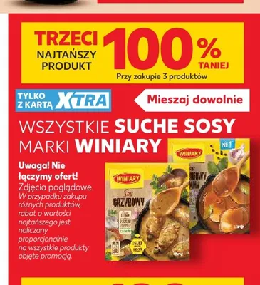 Sos grzybowy Winiary promocja w Kaufland