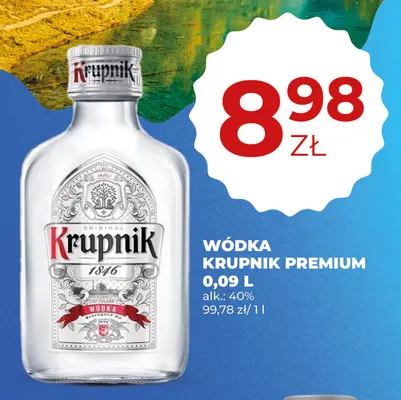 Wódka Krupnik Premium promocja w Duży Ben