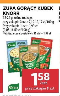 Zupa Gorący Kubek Knorr serowa promocja w Stokrotka