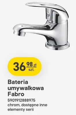 Bateria umywalkowa Fabro promocja w Castorama