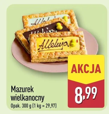 Mazurek wielkanocny promocja w Aldi