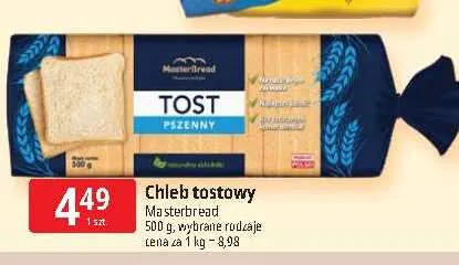 Chleb tostowy Masterbread promocja w Leclerc