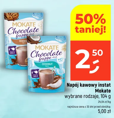 Kawa rozpuszczalna Napój kawowy instant Mokate Chocolate Frappe Cookie promocja w Dealz