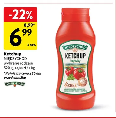 Ketchup Międzychód promocja w Intermarche