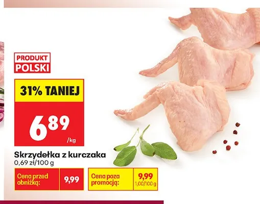 Skrzydełka z kurczaka promocja w Biedronka