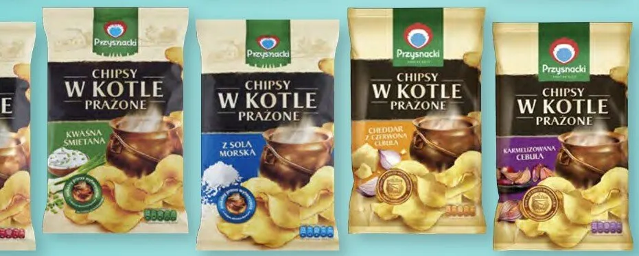 Chipsy w kotle prażone śmietana i świetliste zioła promocja w Makro