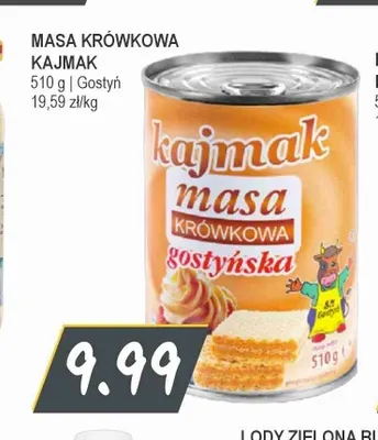 Masa krówkowa kajmak Gostyń promocja w Słoneczko