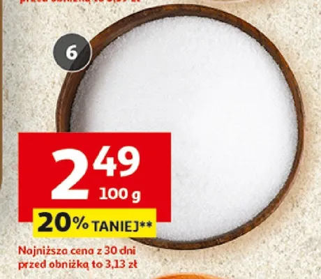 Erytrola lub Ksylitol luzem lub w opakowaniu promocja w Auchan
