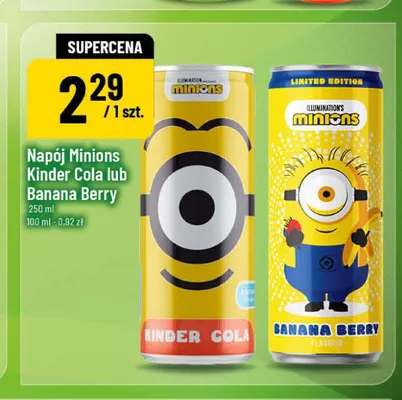 Napój Minions Banana Berry promocja w POLOmarket