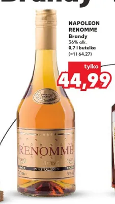 Brandy 36% alk. promocja w Kaufland
