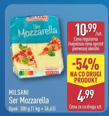 Ser Mozzarella promocja w Aldi