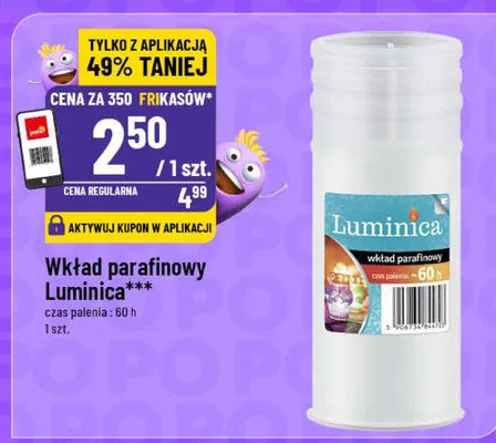 Wkład parafinowy Luminica promocja w POLOmarket