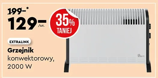 Grzejnik konwektorowy 2000W promocja w Biedronka Home