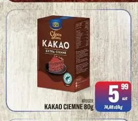 Kakao ciemne Kruger promocja w Tomi Markt