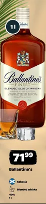Whisky Ballantine's Finest promocja w Netto