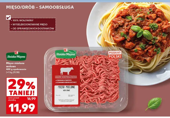Mięso mielone wołowe Mięsne specjały promocja w Kaufland