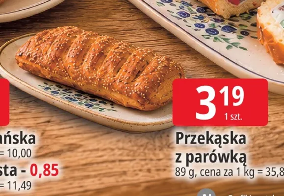 Przekąska z parówką promocja w Leclerc