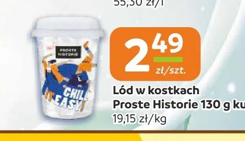 Lód w kostkach Proste Historie kubek promocja w Społem Częstochowa
