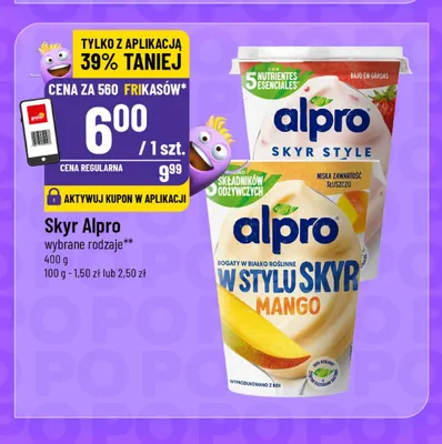 Skyr Alpro promocja w POLOmarket