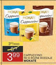 Kawa rozpuszczalna Cappuccino Mokate promocja w Wafelek